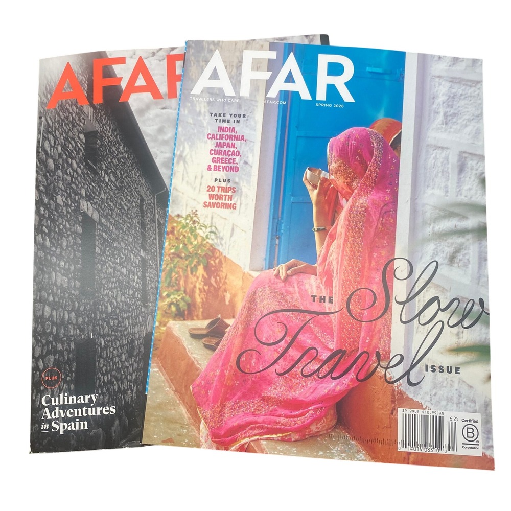AFAR Magazine Bundle Winter Spring 2026 Travel Photography Guide Book
